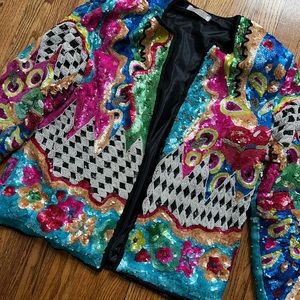 Vintage sequined blazer